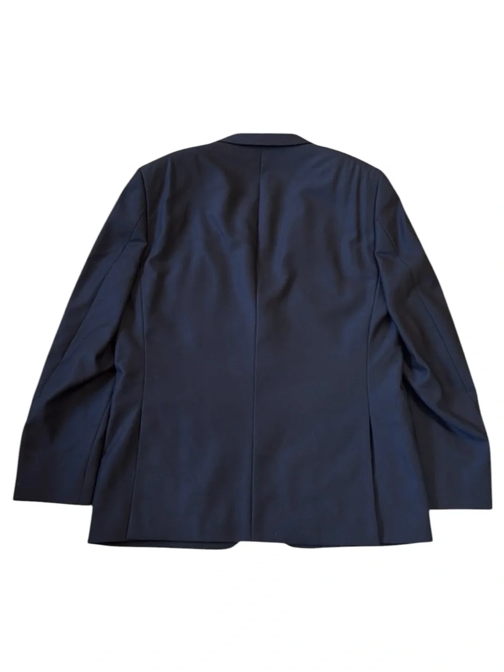 Black Brown 1826 44R Wool Sport Coat Navy Blue Italian Fabric 2-Button Blazer